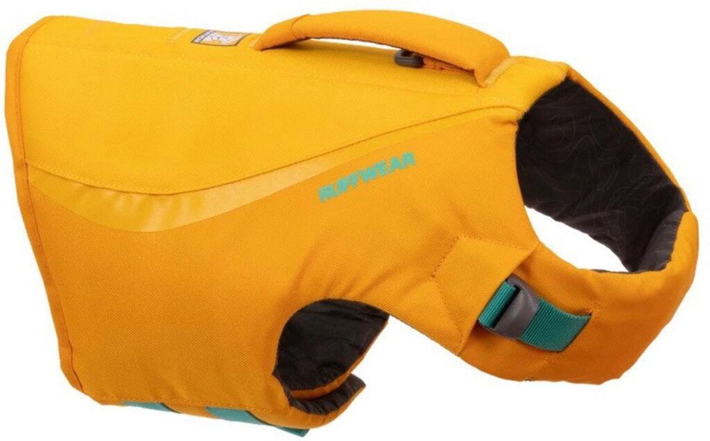 ruffwear float coat hondenzwemvest Ruffwear Float Coat Wave Oranje — hondenzwemvest voor ruiger water.